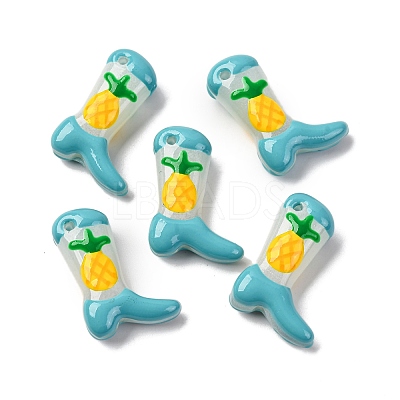 Baking Paint Glass Enamel Beads BLOW-D300-01L-1