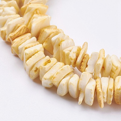 Natural Sea Shell Beads Strands BSHE-K012-08B-1