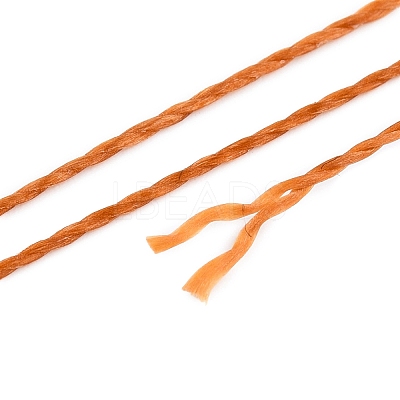 2-Ply Round Waxed Cotton Thread Cords YC-T004-01A-09-1