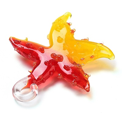 Handmade Lampwork Pendants LAMP-A004-05M-1