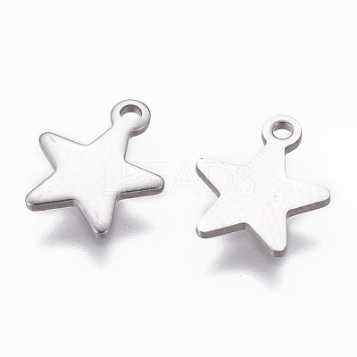 Tarnish Resistant 304 Stainless Steel Charms STAS-L234-069P-1