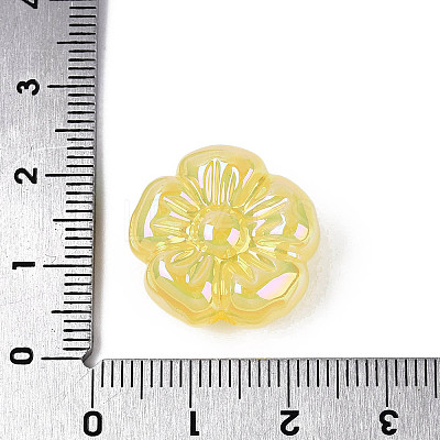 UV Plating Opaque Acrylic Beads OACR-N161-08D-1