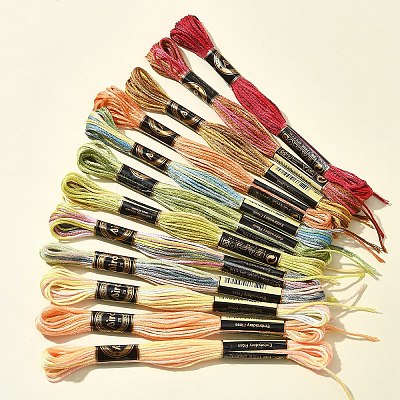 6-Ply Polyester Embroidery Floss OCOR-FZ0001-01K-1