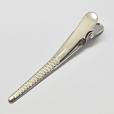 Iron Alligator Hair Clip Findings X-IFIN-S287-6cm-1
