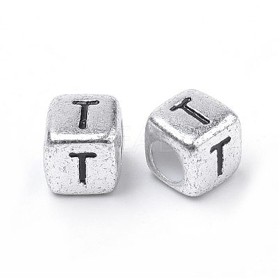 Plated Acrylic Beads X-PB43C9308-T-1