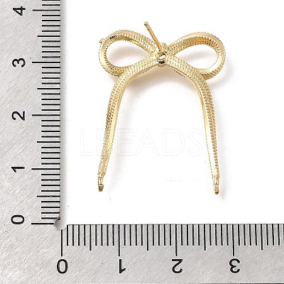 Brass Stud Earring Finding LS-KK-U061-14B-G-1
