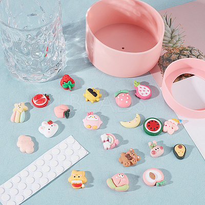 DIY Silicone Cup Bottom Sleeve Covers Sets DIY-BC0002-98-1