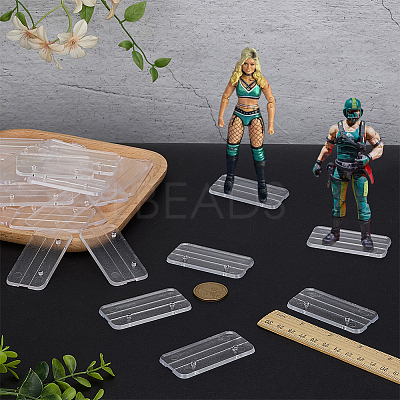 Acrylic Action Figure Display Pedestals ODIS-WH0038-233A-1