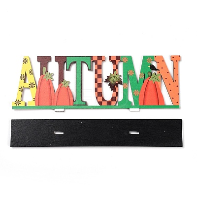 Natural Wood Display Decorations DJEW-O001-10-1