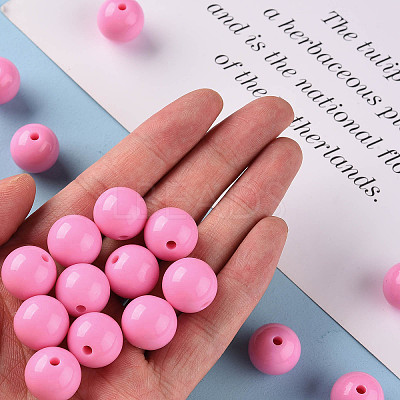 Opaque Acrylic Beads X-MACR-S370-C16mm-A02-1
