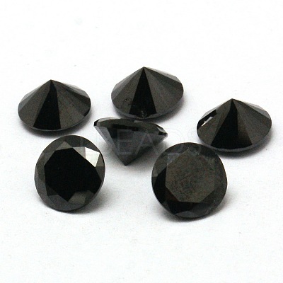 Diamond Shape Grade A Cubic Zirconia Cabochons X-ZIRC-M002-7mm-008-1