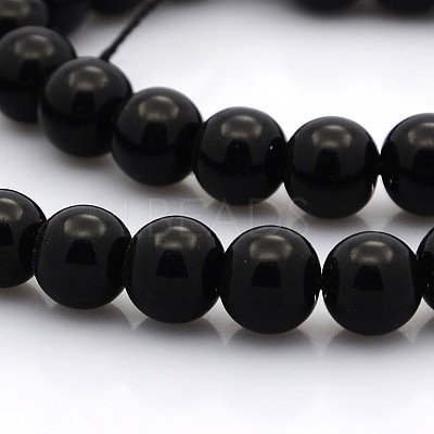 Round Glass Beads Strands GLAA-A025-8mm-02-1