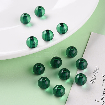 Transparent Acrylic Beads MACR-S370-A10mm-735-1