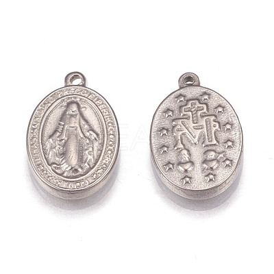 Non-Tarnish 304 Stainless Steel Pendants STAS-H109-29P-1