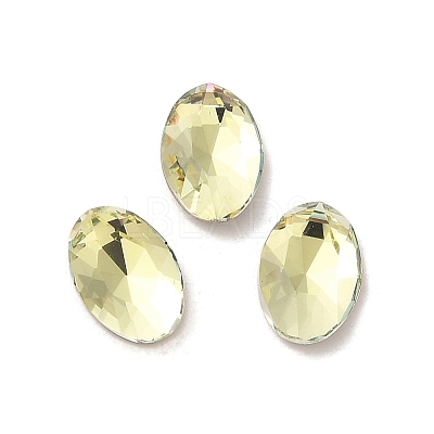 Glass Rhinestone Cabochons RGLA-P037-08B-D337-1
