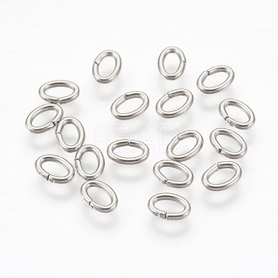 Tarnish Resistant 304 Stainless Steel Open Jump Rings Jewelry Findings A-STAS-L215-11P-1