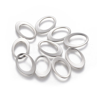 Tarnish Resistant 201 Stainless Steel Linking Rings STAS-L233-012P-1