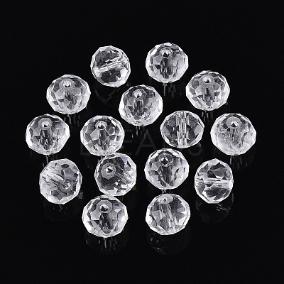 Baking Paint Transparent Glass Beads X1-GLAA-N011-10mm-02-1