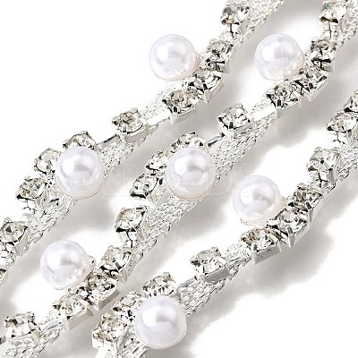 Brass Crystal Rhinestone Cup Chains OCOR-XCP0002-75-1
