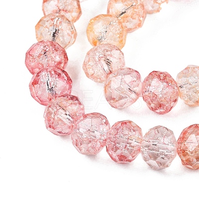 Transparent Glass Beads Strands X-GLAA-T023-6mm-A06-1