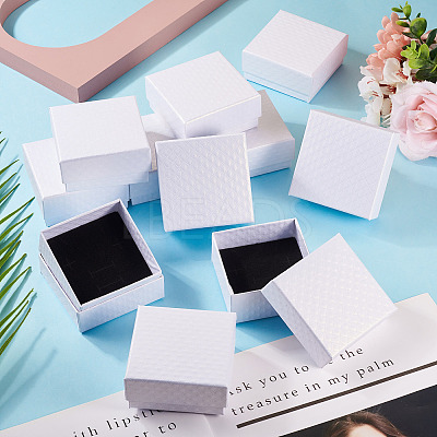 Rhombus Textured Cardboard Gift Storage Boxes CON-TAC0010-03B-01-1