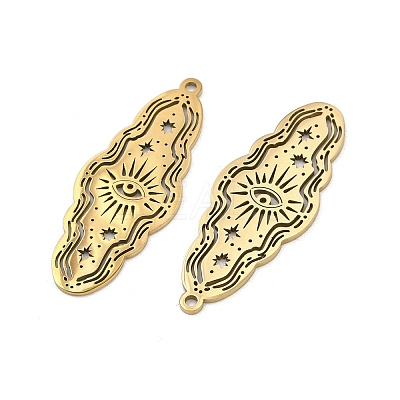 201 Stainless Steel Pendants LS-STAS-U052-02D-G-1