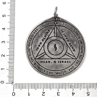 304 Stainless Steel Pendants STAS-V008-22AS-03-1
