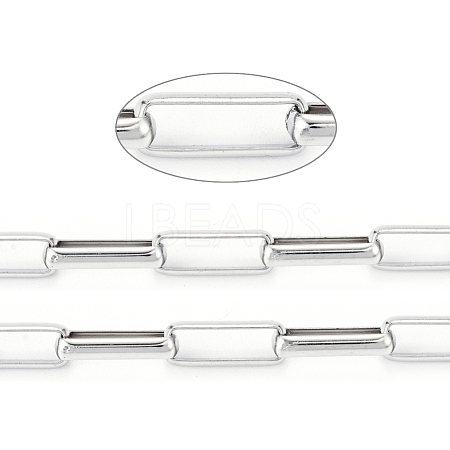 Tarnish Resistant 304 Stainless Steel Box Chains CHS-F009-05-P-1