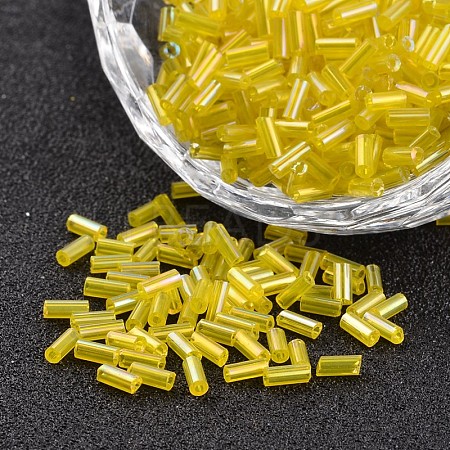 Glass Bugle Beads SEED-I001-170-1