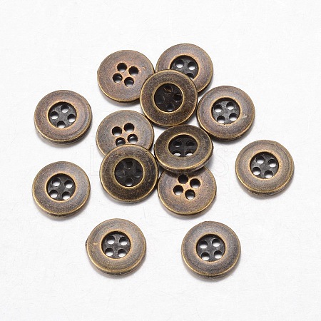 Alloy Buttons X-BUTT-D054-18mm-04-1