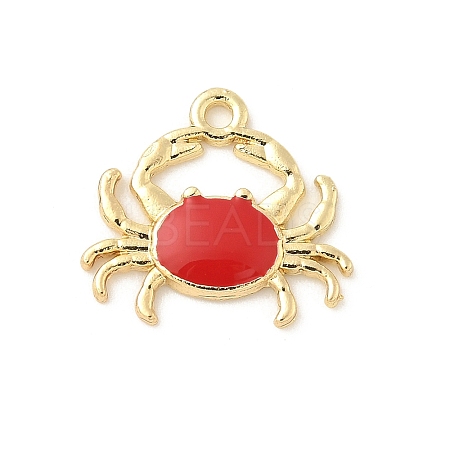 Alloy Enamel Pendants FIND-A058-08A-1