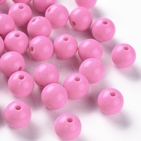 Opaque Acrylic Beads MACR-S370-C12mm-A02-1