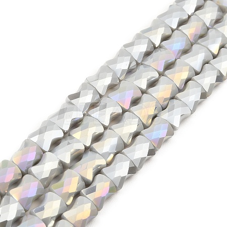 AB Color Plate Glass Beads Strands EGLA-P051-06A-B10-1