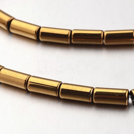 Electroplate Non-magnetic Synthetic Hematite Bead Strands G-F300-37C-03-1
