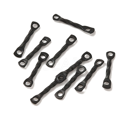 304 Stainless Steel Connector Charms STAS-Q323-02A-B-1