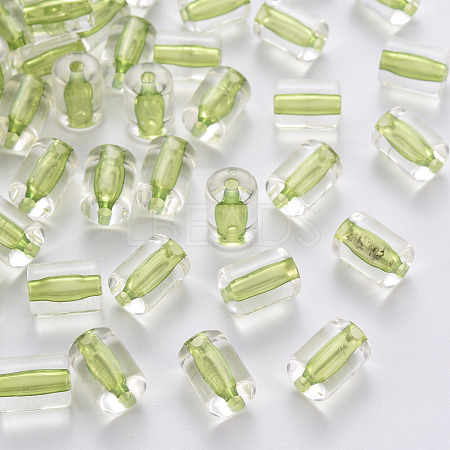 Transparent Acrylic Beads TACR-S154-17A-83-1