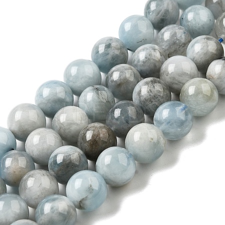 Natural Aquamarine Beads Strands G-I349-A01-01F-1