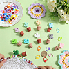 60Pcs Plastic Knitting Crochet Locking Stitch Markers Holder TOOL-SC0001-65-3