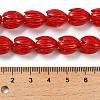 Synthetic Coral Dyed Carved Beads Strands CORA-P004-01B-4