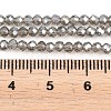Electroplate Glass Beads Strands EGLA-A034-T2mm-B19-1-3