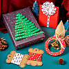 8 Yards 4 Colors Christmas Theme Polyester Printed Grosgrain Ribbons ORIB-TA0001-05A-6