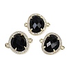 Natural Mixed Gemstone Faceted Oval Links G-B126-01G-2