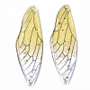 Transparent Epoxy Resin Big Pendants RESI-T046-01B-1