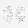 Brass Toggle Clasps X-KK201-S-1