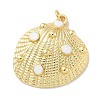 Brass Enamel Pendants X-KK-B124-02G-02-1