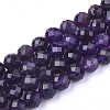 Natural Amethyst Beads Strands G-S345-6mm-010-1