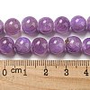 Dyed Natural White Jade Beads Strands G-F764-02B-5