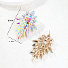 Real 18K Gold Plated Alloy Micro Pave Cubic Zirconia Stud Earrings IN6700-2-3