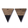 Resin & Walnut Wood Pendants LS-X-RESI-T035-06C-2