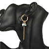 Alloy Rhinestone Hoop Earrings EJEW-JE07389-2